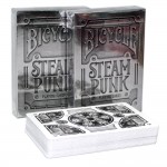 Игральные карты Bicycle SteamPunk Silver / Стимпанк, серебряные