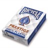 Игральные карты Bicycle Prestige – 100% пластик, синие