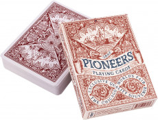 Игральные карты Ellusionist Pioneers Vintage / Первопроходцы, красные