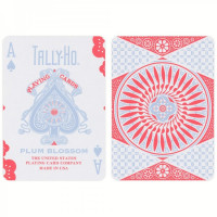 Игральные карты Bicycle Tally-Ho Plum Blossom, цвет сливы
