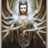 Мини карты Таро Оракул матери милосерия, карманный вариант / Kuan Yin Oracle - Blue Angel