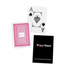 Игральные карты Poker Stars, красные