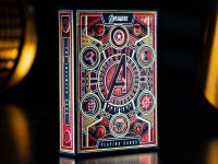Игральные карты Theory11 Avengers The Infinity Saga Red Edition / Мстители Сага о Бесконечности Красное Издание 