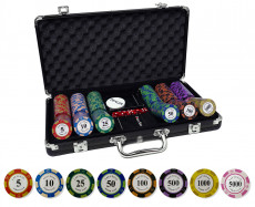 Набор для покера Las Vegas Poker Club / Покерный Клуб Лас-Вегаса 300 фишек