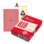 Игральные карты Fournier 818 (крупный индекс), красные