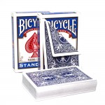 Игральные карты для фокусов Bicycle Rider Back (Double Back) Blue/Blue (двойная рубашка), синие