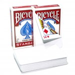 Игральные карты для фокусов Bicycle Standard Face Blank Back (стандартное лицо, пустая рубашка), красные