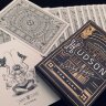Игральные карты Theory11 Hudson Black / Гудзон черные