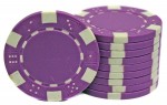 Фишки для покера (фиолетовые)