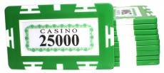 Плаки для покера Casino (зеленые)