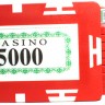 Плаки для покера Casino (красные)