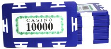 Плаки для покера Casino (синие)