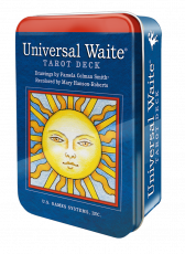 Мини карты Таро Универсальная колода Уэйта в жестяной коробке / Universal Waite Tarot in a Tin - U.S. Games Systems