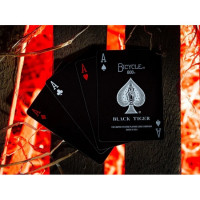 Игральные карты Bicycle Black Tiger / Черный Тигр, 1 колода
