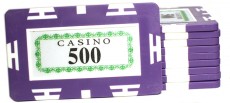 Плаки для покера Casino (фиолетовые)