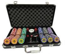 Набор для покера Crown 300 фишек, турнирный