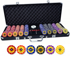 Набор для покера Crown 500 фишек, турнирный