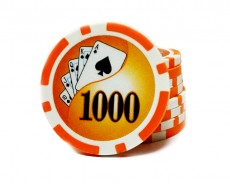 Фишки для покера Royal Flush с номиналом: 1000 (матовые)