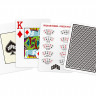 Игральные карты Copag Texas Hold'em (золотистая коробка), черные