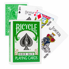 Игральные карты Bicycle Standard Rider Back Green, зеленые