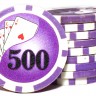 Фишки для покера Royal Flush с номиналом: 500 (матовые)