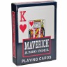 Игральные карты Maverick (крупный индекс), синие