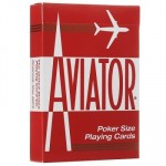 Игральные карты Aviator Стандартный индекс, красные