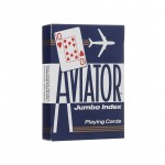 Игральные карты Aviator Jumbo Index, синие