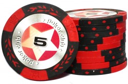 Фишки для покера STARS с номиналом: 5