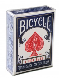 Игральные карты Bicycle Мини, синие