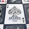 Игральные карты Bicycle Dragon / Дракон, черные