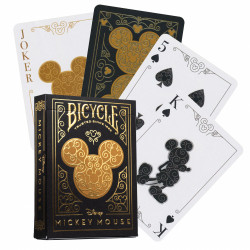 Коллекционные Игральные карты Bicycle Disney Mickey Mouse Gold/Black, золотые