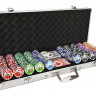 Набор для покера Royal flush 500 фишек в алюминиевом кейсе