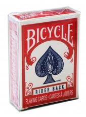 Игральные карты Bicycle Мини, красные