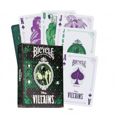 Игральные карты Bicycle Disney Villains green / Диснеевские Злодеи зеленые