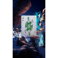 Игральные карты Bicycle Disney Villains green / Диснеевские Злодеи зеленые
