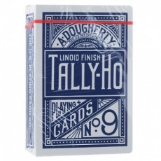 Игральные карты Tally-Ho Fan back, синие