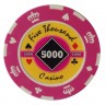 Фишки для покера Crown с номиналом: 5000 (розовые)