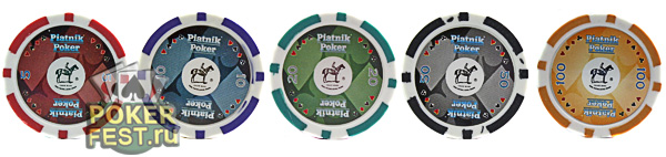 фишки для покера Pro Poker Piatnik
