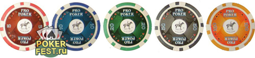 Фишки для покера Pro Poker Piatnik
